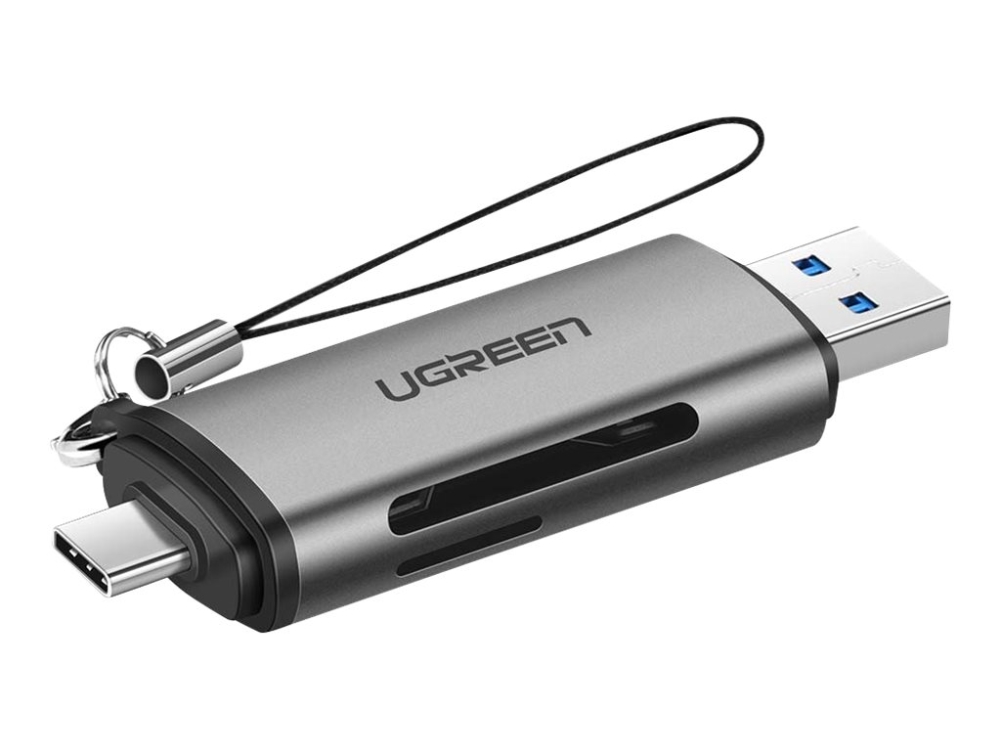 UGREEN SD / micro SD minneskortläsare med USB-C / USB-A