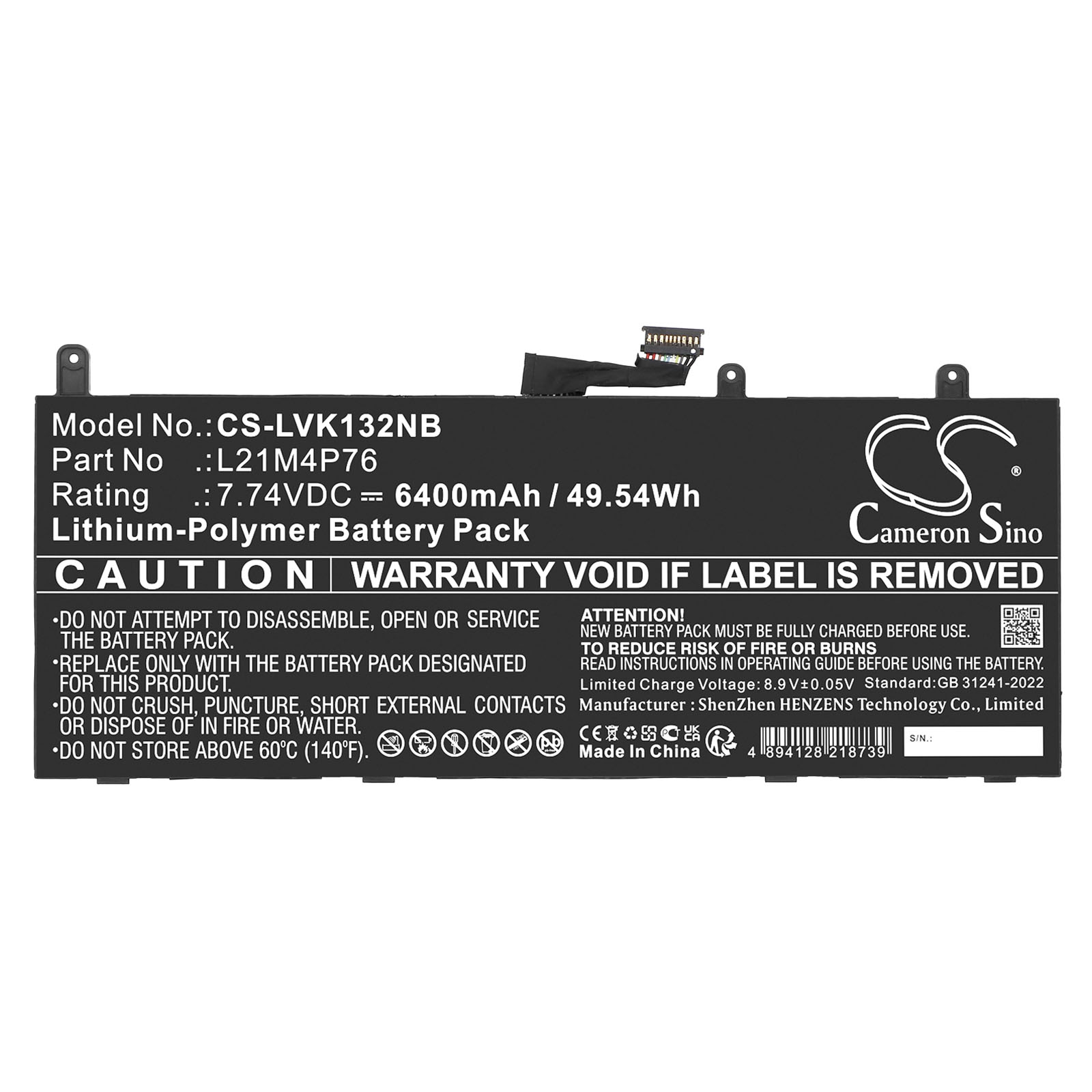 Batteri till Notebook, Bärbar dator för Lenovo ThinkPad X13S GEN 1-21BX000EHV m.fl., bild 4