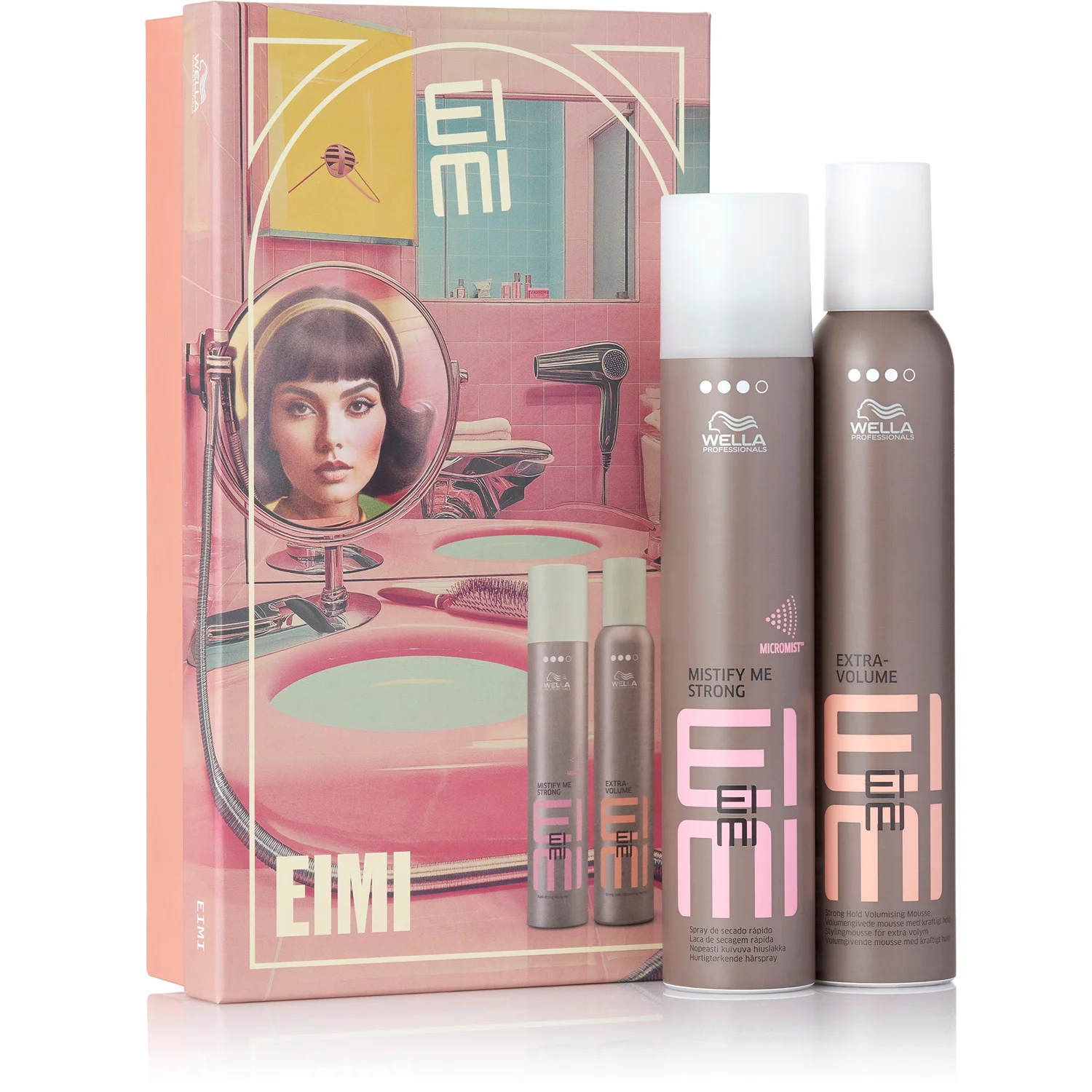 Wella Professionals EIMI Gift Set Stylingmousse 300 ml & Hairspray 300 ml 1 pcs