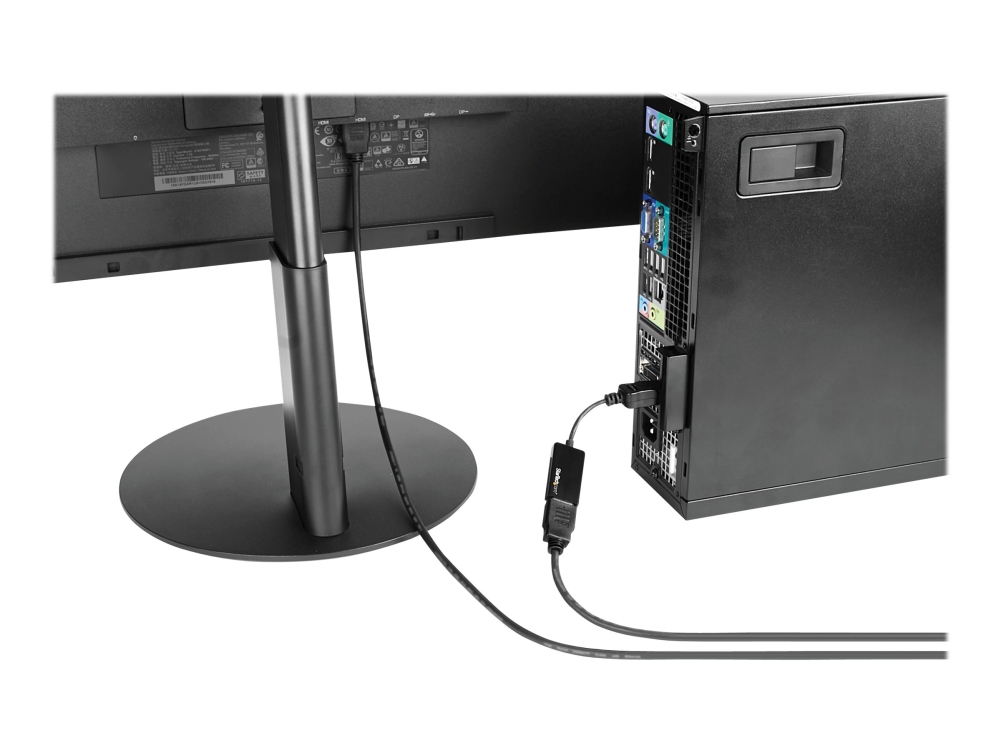 Startech 4K Displayport till Hdmi Convert Uhd Dp To Hdmi Adapter 4K 60Hz, bild 2