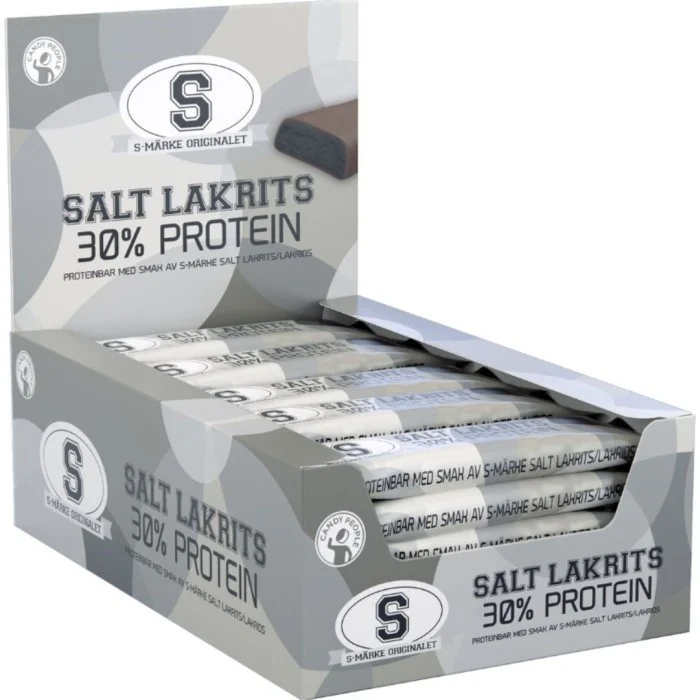 S-märke Bar Salt Lakrits 35 g x 20