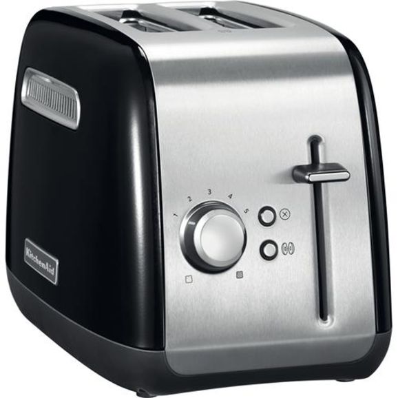 KitchenAid 5KMT2115EOB, 2 skive(r), Sort, Brødrister