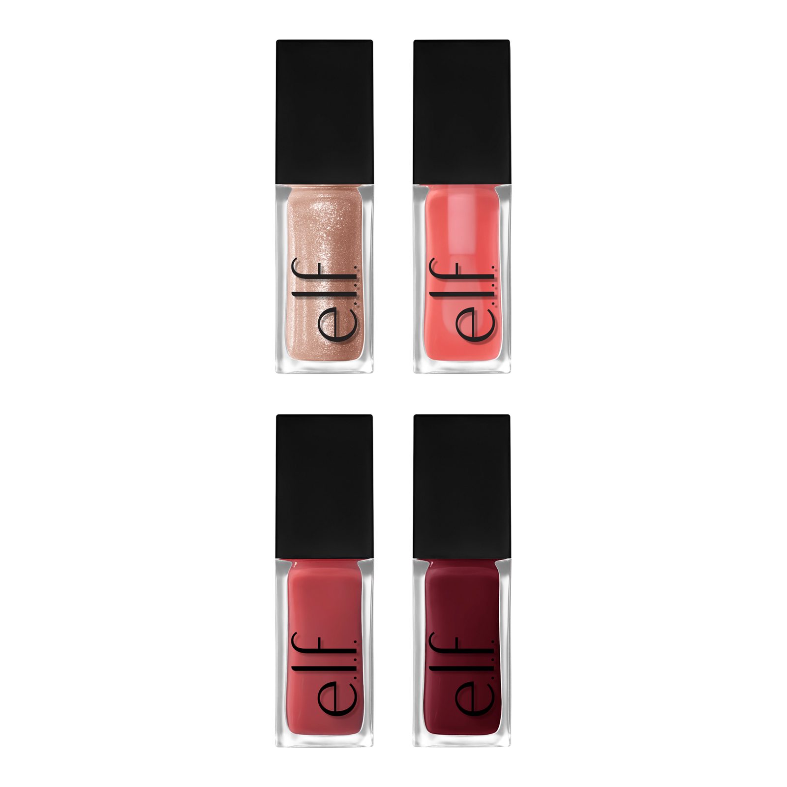 e.l.f. Glow Reviver Lip Oil Glow Reviver Quad Goals Lip Oil Kit