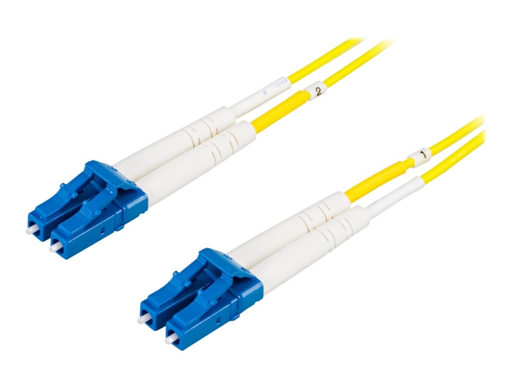 Deltaco Fiberkablage LC - LC, duplex, singlemode OS2, 30m, bild 2