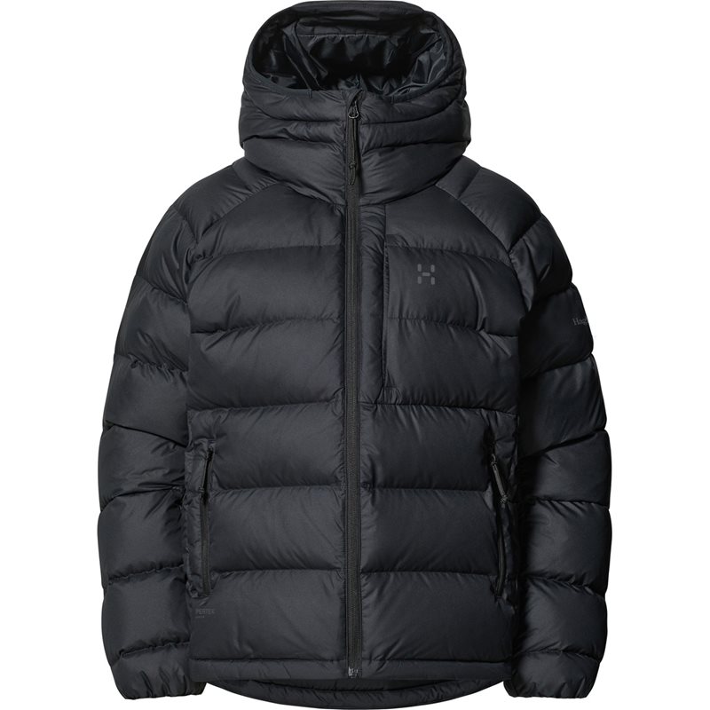 Haglöfs Rosson Down Hood Women True Black - XL