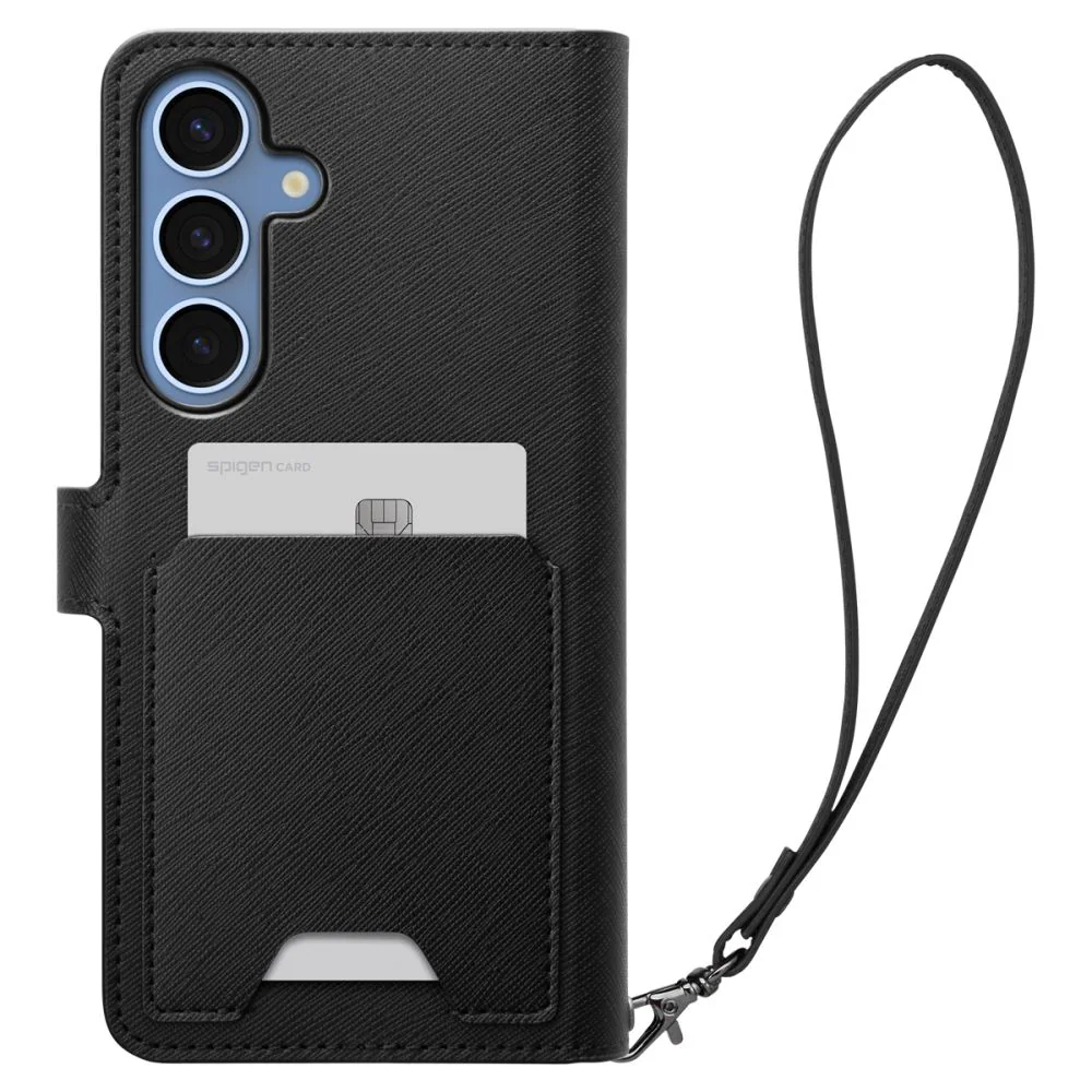 Spigen Plånboksfodral "S" för Samsung Galaxy S25+ - Svart, bild 4
