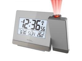 Technoline WT 538 digital väckarklocka, projektion, rumstemperatur, silver