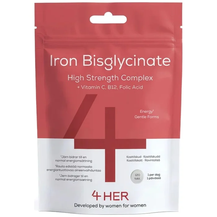 4 HER Iron Bisglycinate, 120 st