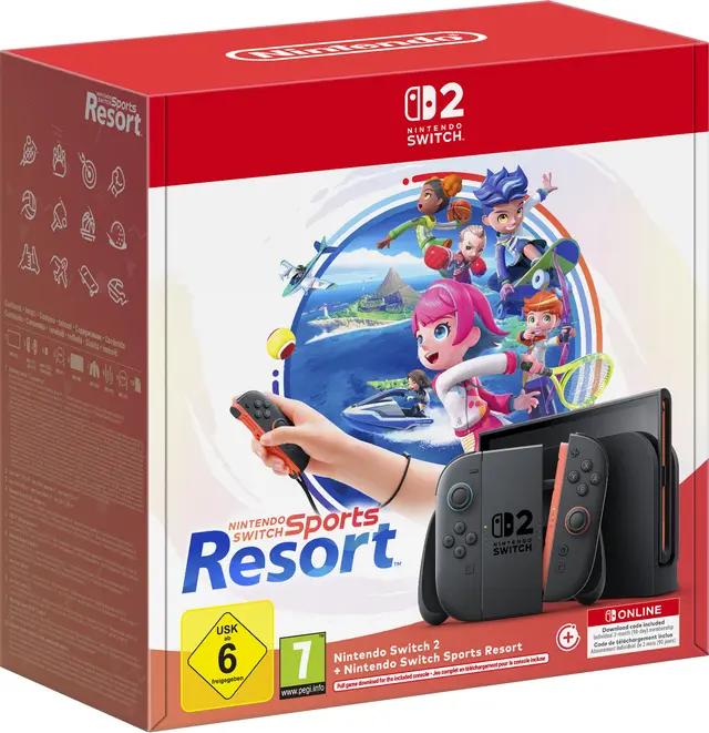 Nintendo Switch 2-konsol - Nintendo Switch Sports Resort-paket