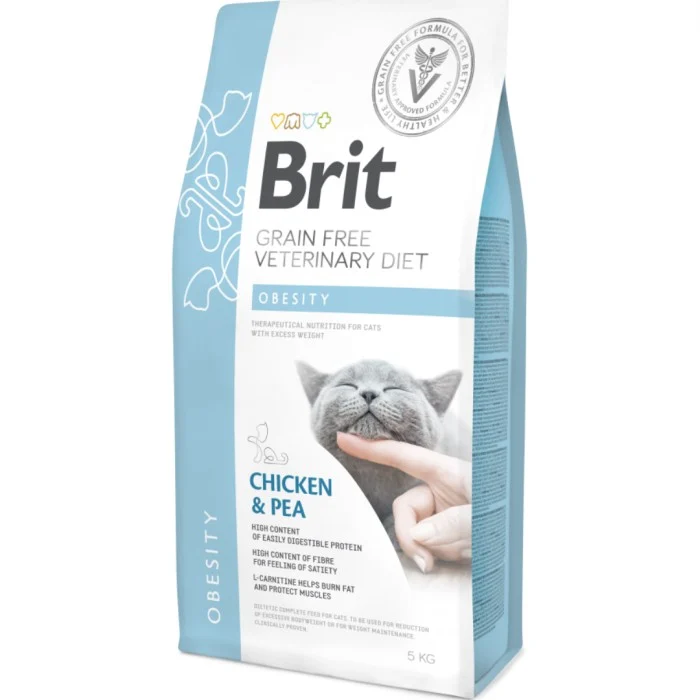 Brit GF Vet Diets Cat Obesity 5 kg