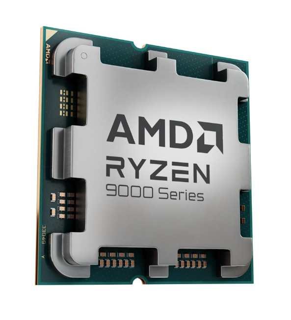 AMD Ryzen 5 9600 6-Core 12-Thread (65W), 3,8/5,2 GHz, 38 MB cache, Socket AM5, Radeon Graphics, tray utan kylare, bild 3
