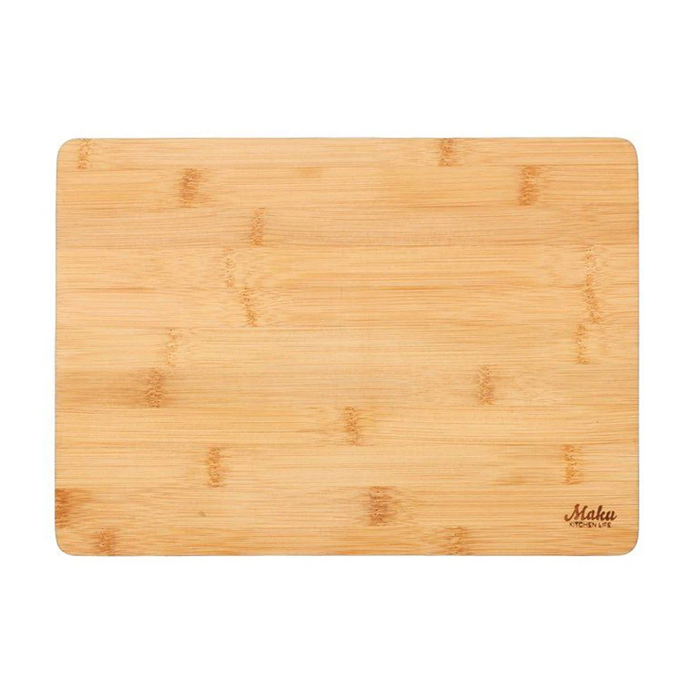 Skärbräda i bambu 33 x 24 x 1,4 cm – Svart kant, bild 2