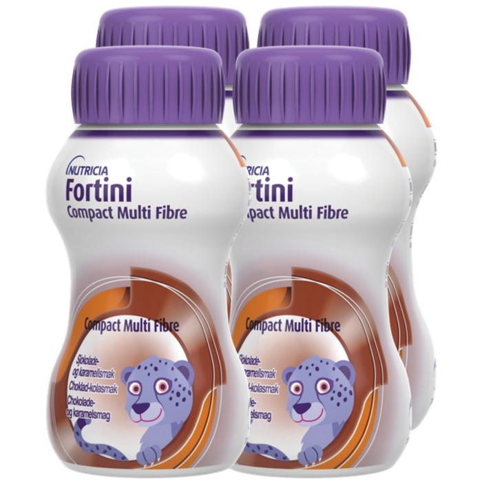 Fortini Compact Multi Fibre Choklad-Kola 4x125 ml