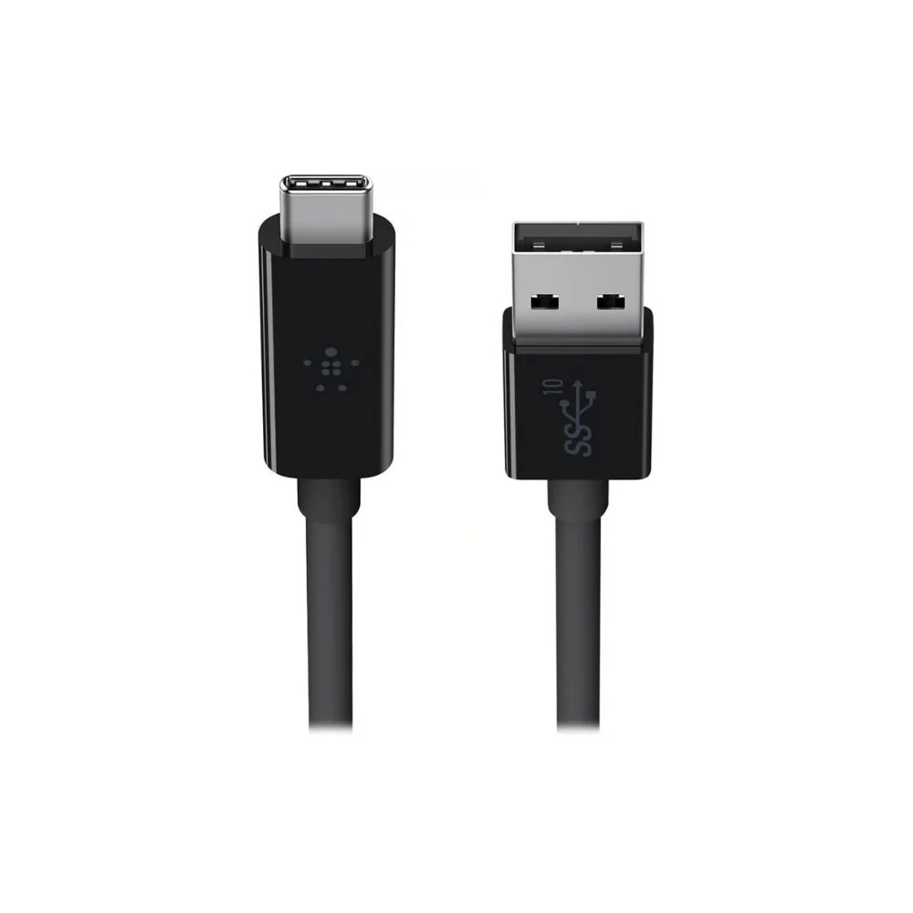 Belkin USB 3.1 kabel USB C - A 1m Svart