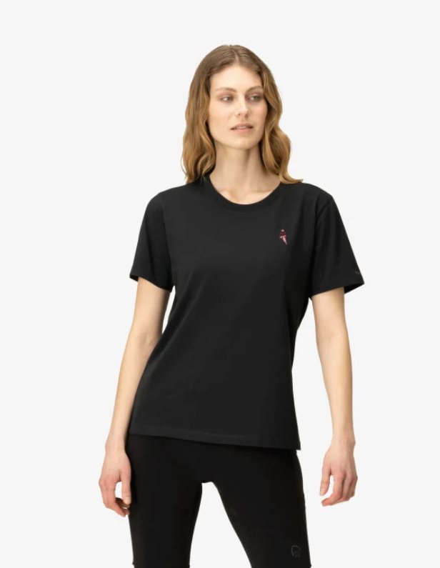 Norrøna /29 Cotton Activity Embroidery T-Shirt W Caviar - L