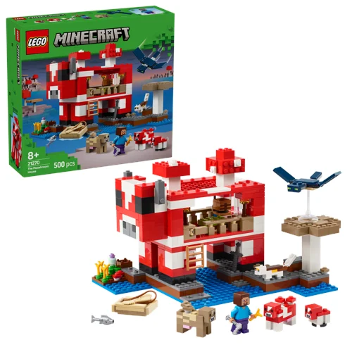 LEGO Minecraft Mooshroomhuset 21270