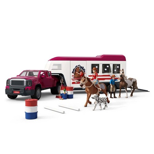 Schleich - Lakeside Pickup & hästsläp