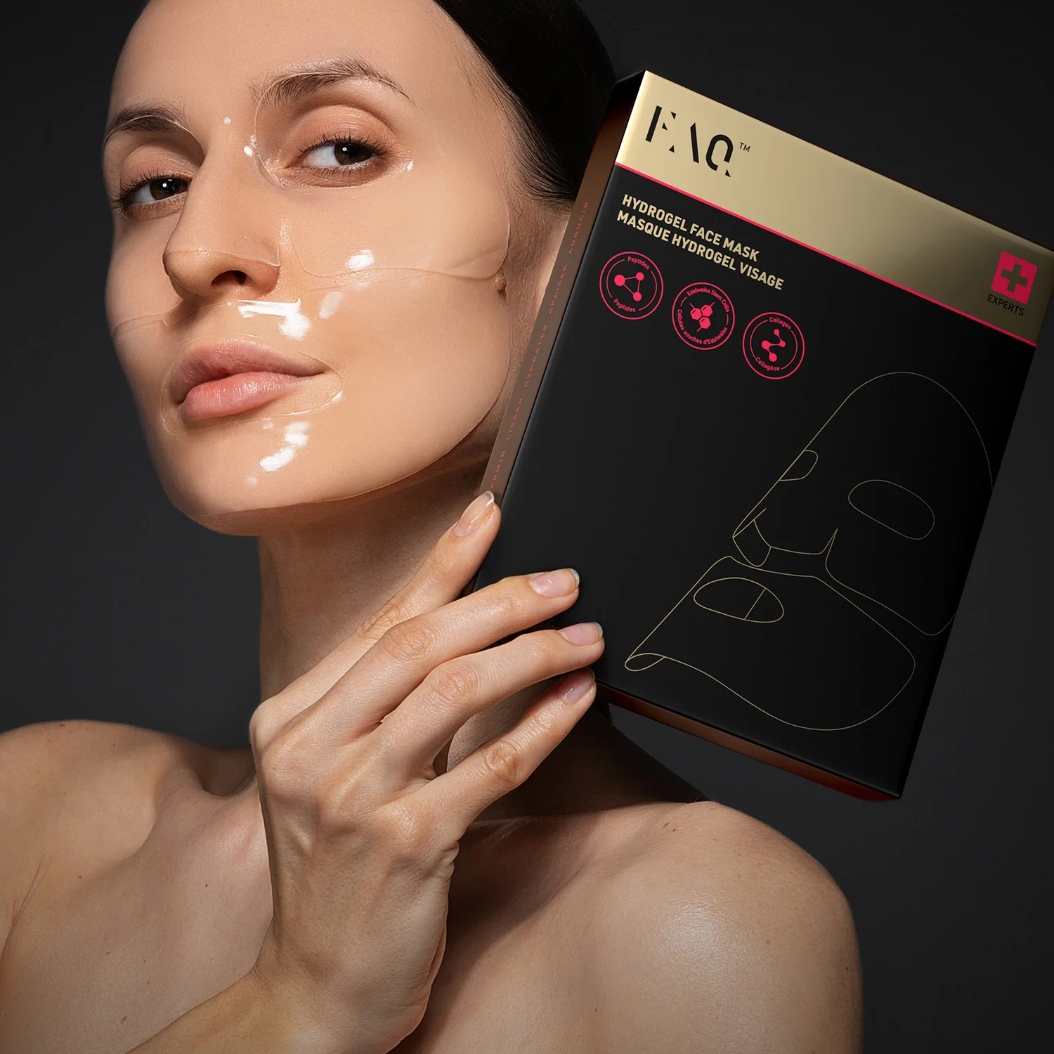FAQ Swiss FAQ™ Glass Skin Collagen Face Mask 5 pcs, bild 3