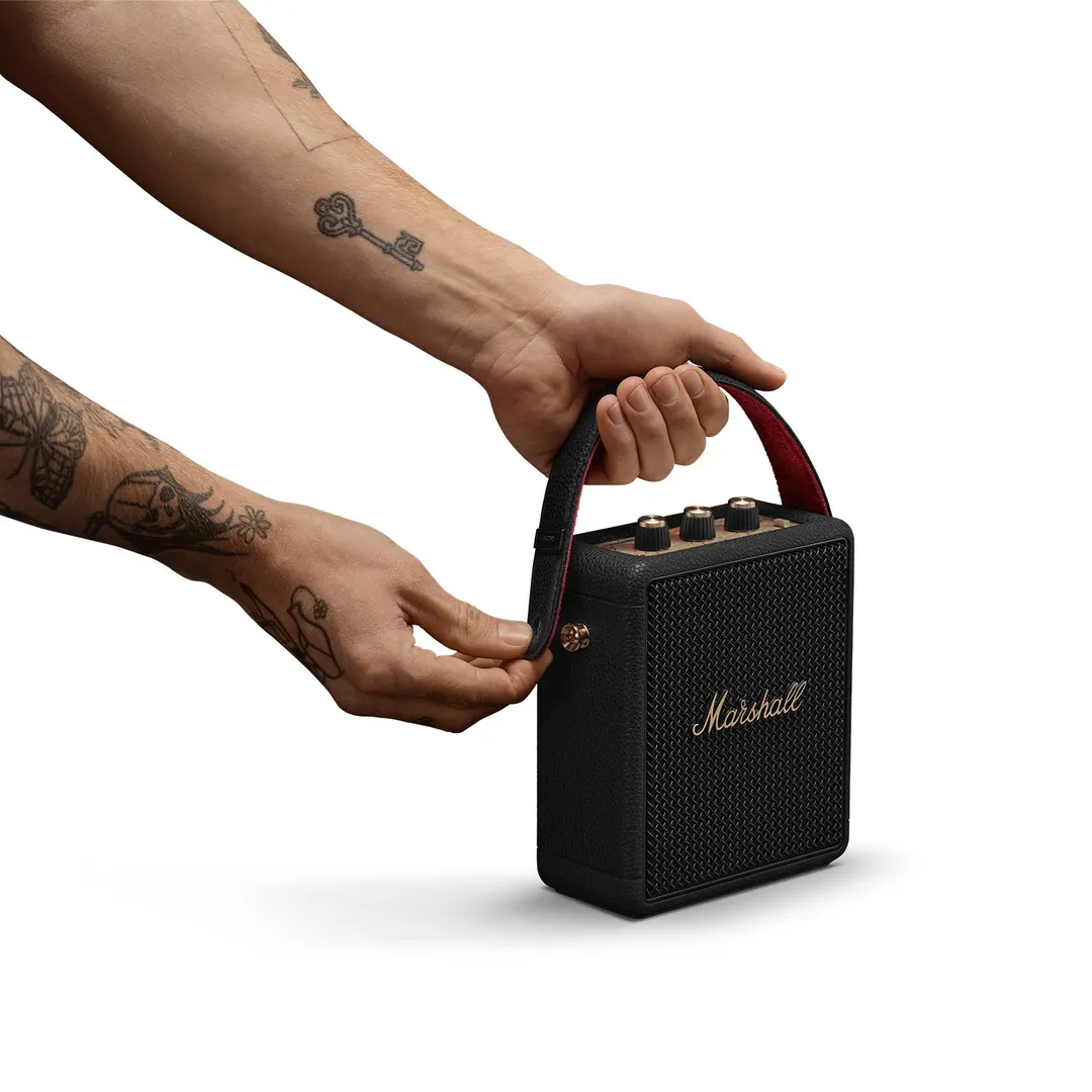 Marshall Stockwell III bluetooth-högtalare (svart/mässing), bild 5