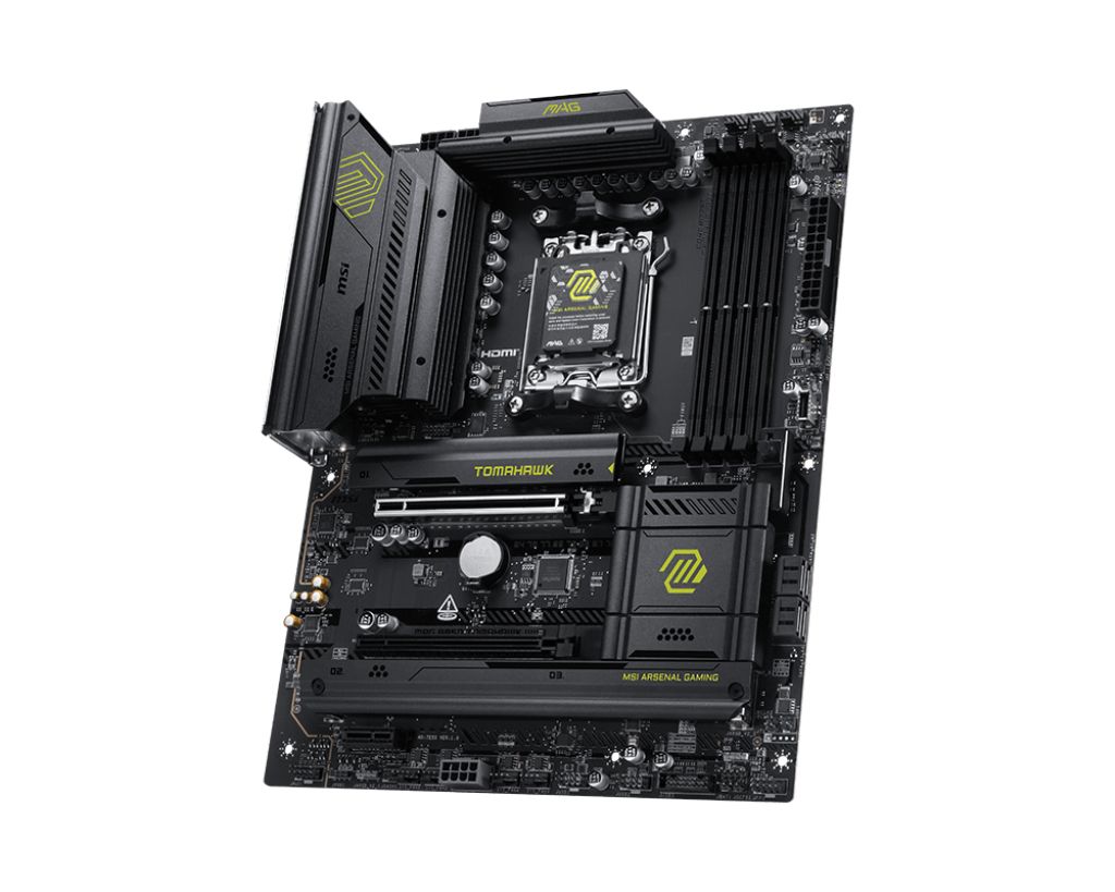 MSI MAG B850 TOMAHAWK WIFI moderkort AM5 ATX DDR5