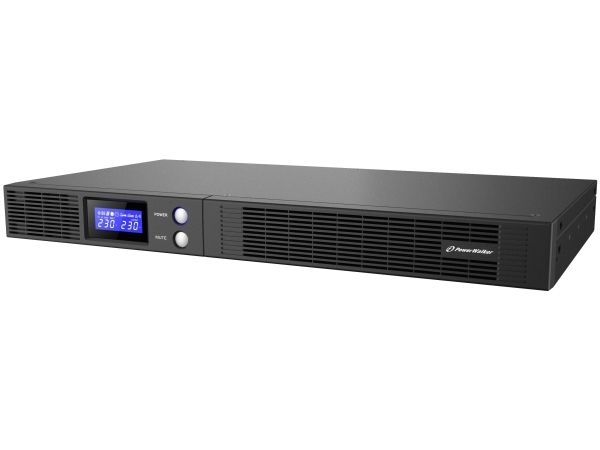 PowerWalker VI 500 R1U UPS 500 VA 300 W, 4 IEC-uttag, 19 rack