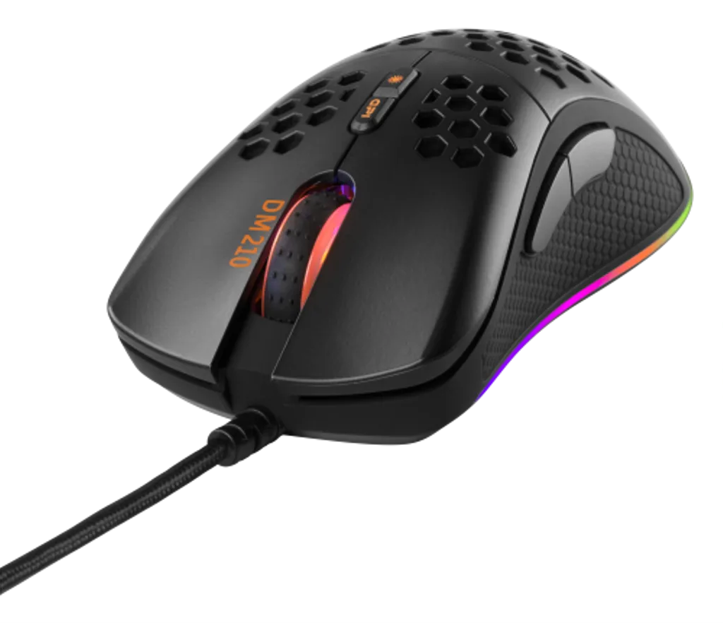 Deltaco Gaming DM210 Ultralätt RGB Gamingmus - Svart, bild 5