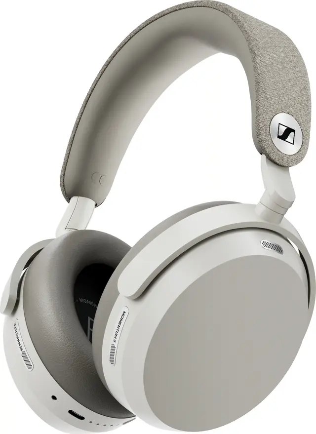 Sennheiser MOMENTUM 5 trådlösa ANC-hörlurar, vita
