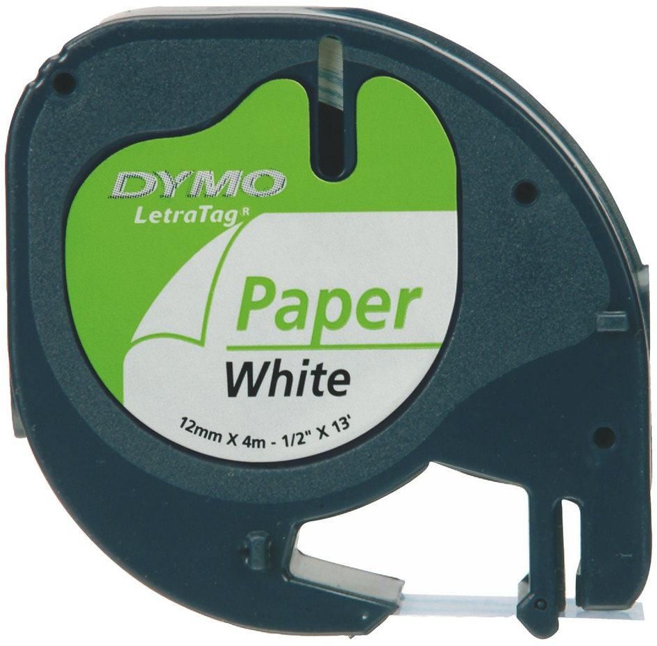 Dymo Letratag Märktejp av papper 12 mm, bild 3