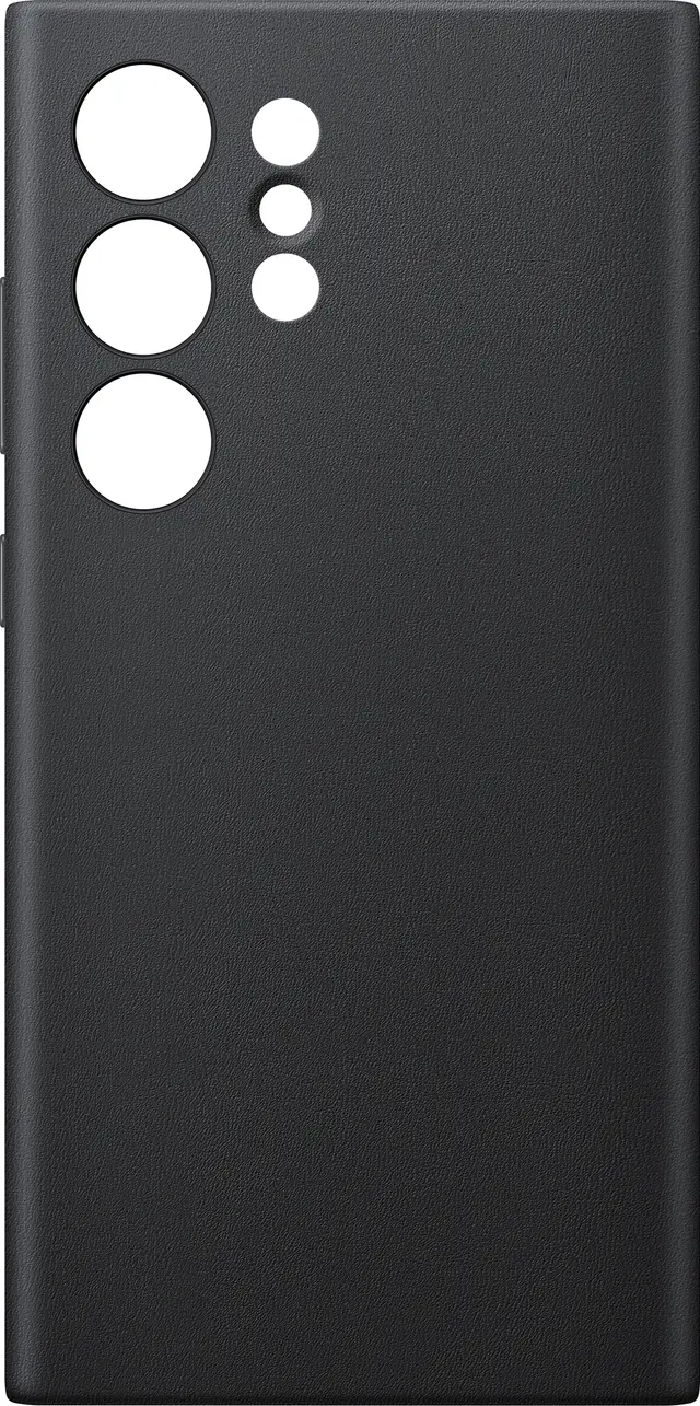 Samsung Galaxy S24 Ultra Vegan Leather fodral (svart)