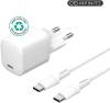Väggladdare eSTUFF INFINITE Charger Kit 230V till 1xUSB-C, 20W, inkl. 1,5m USB-C-kabel - Vit, bild 2