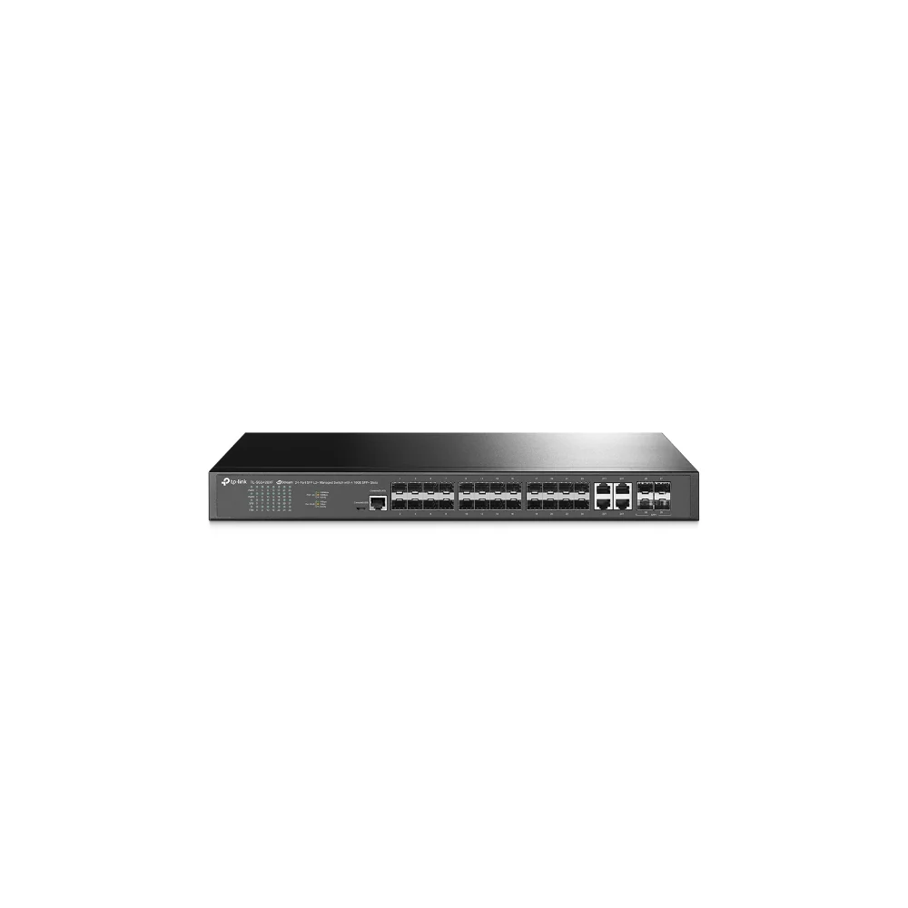 TP-Link TL-SG3428XF JetStream 24-Port SFP L2+ Managed Switch med 4 10GE SFP+ Slots
