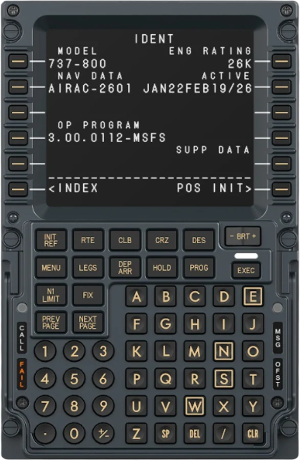 Moza Racing MB7F flygdator-display