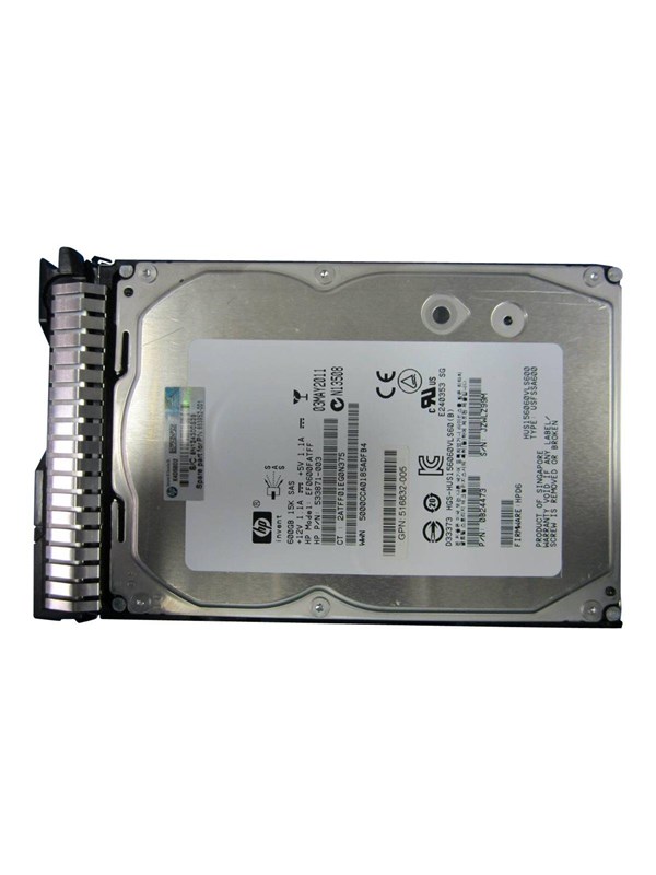 HP E Dual Port Enterprise - 600GB - Hårddisk - 653952-001 - SAS2 - 3,5 "LFF