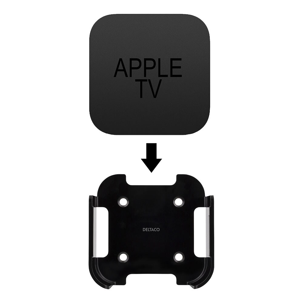 Deltaco Apple TV Väggfäste - Svart, bild 4
