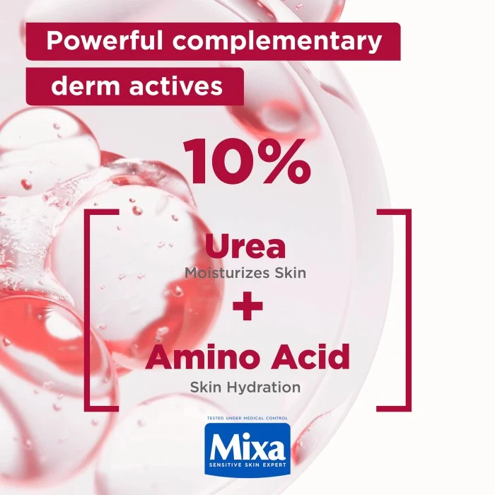 Mixa Urea Cica Repair Hudförbättrande kräm för torr, grov och sträv hud 400 ml, bild 5