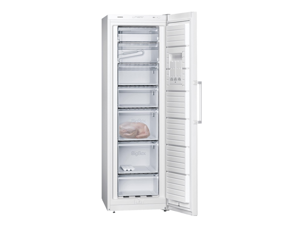 Siemens iQ300 GS36VVWEV frysskåp 60 cm, energiklass E, vit