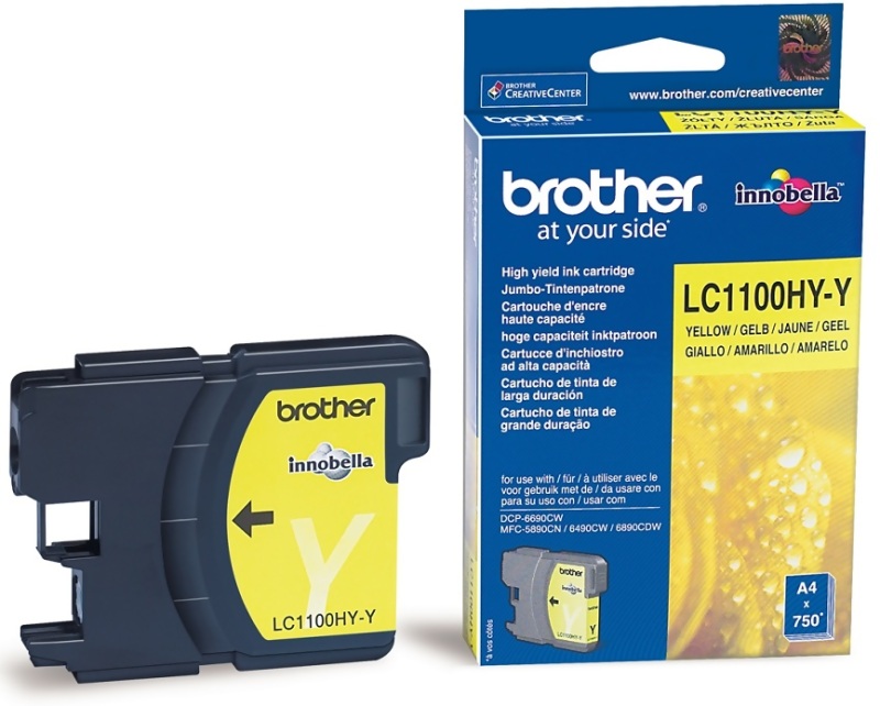 Brother LC1100HYY Yellow 750 sidor