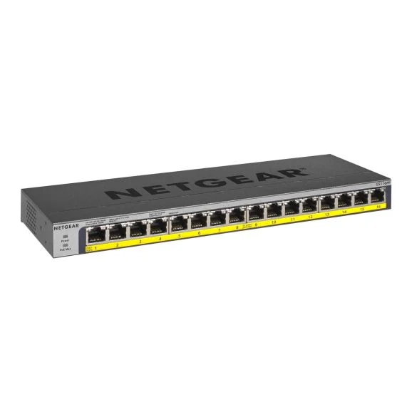 Netgear GS116PP 16-Port PoE/PoE+ Switch, bild 3