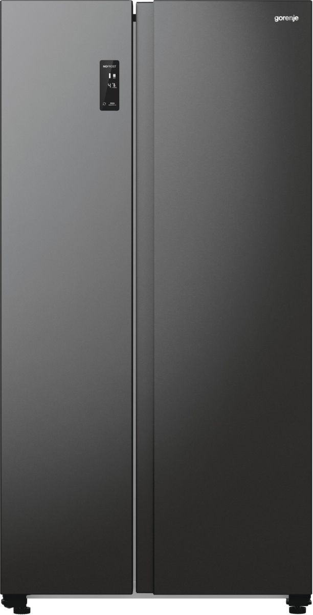 Gorenje NRR9185EABXL side-by-side-kylskåp NoFrost, svart