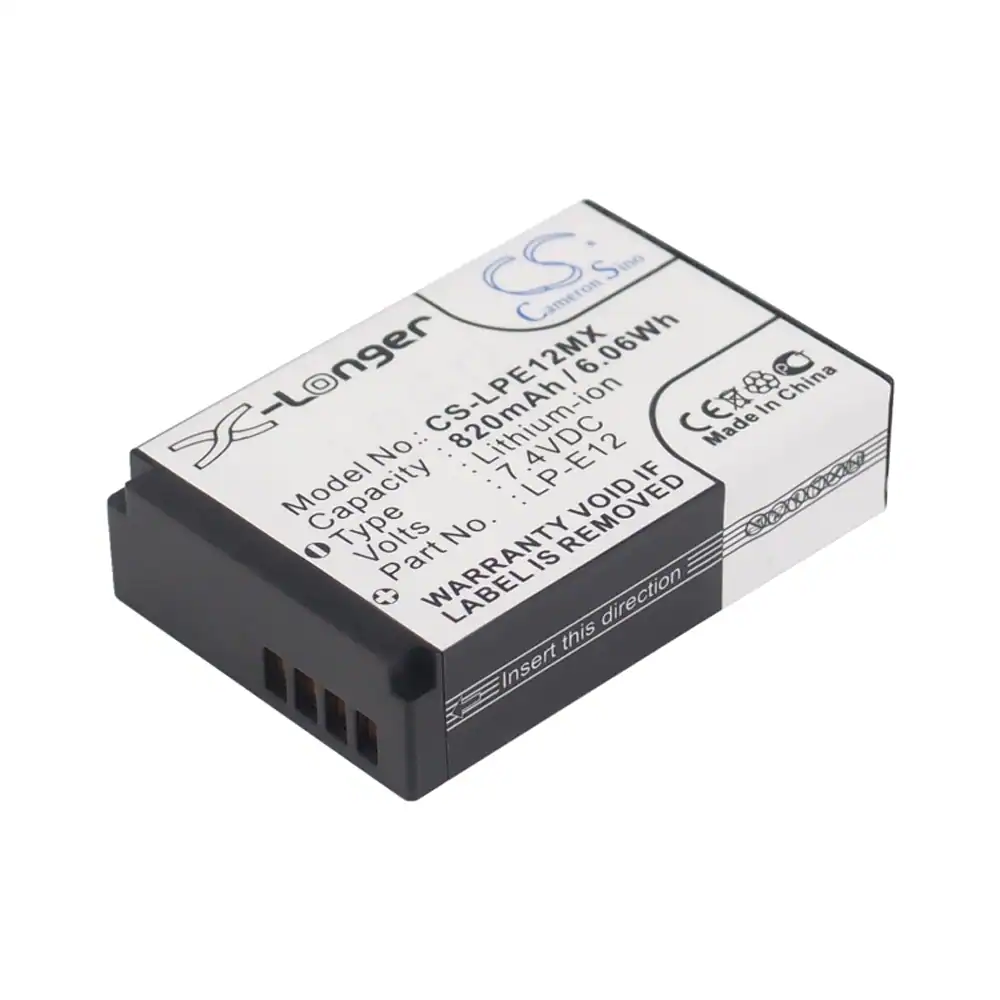 Cameron Sino batteri till Canon/Cs-lpe12mx, LP-E12 / LC-E12