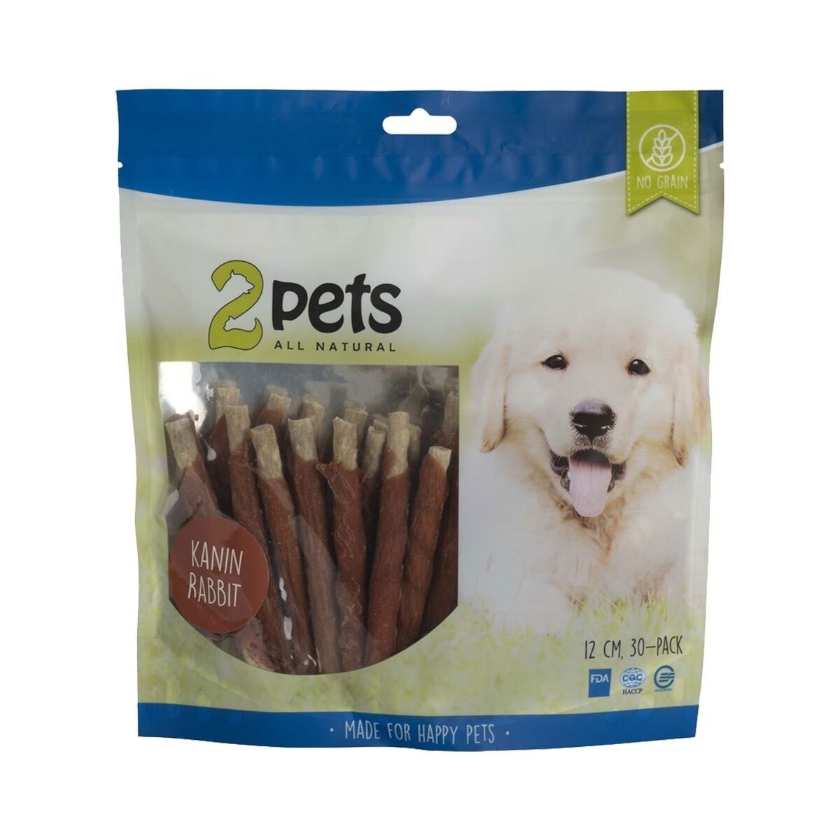 2pets Munchy Tuggpinnar med Kanin 12 cm 30 st