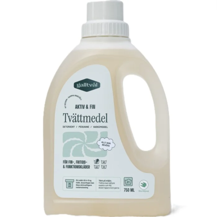 Galltvål AKTIV Tvättmedel, 750 ml