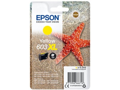 Epson Singlepack, yellow 603Xl ink
