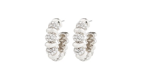 PILGRIM - DELPHINE Earrings - Silver Plated - 30 mm, bild 3