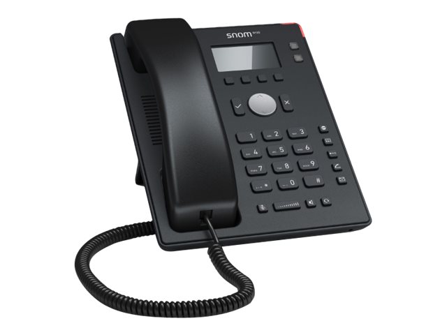 snom D120 - VoIP-telefon - 3-riktad samtalsförmåg - SIP - 2 linjer - svart