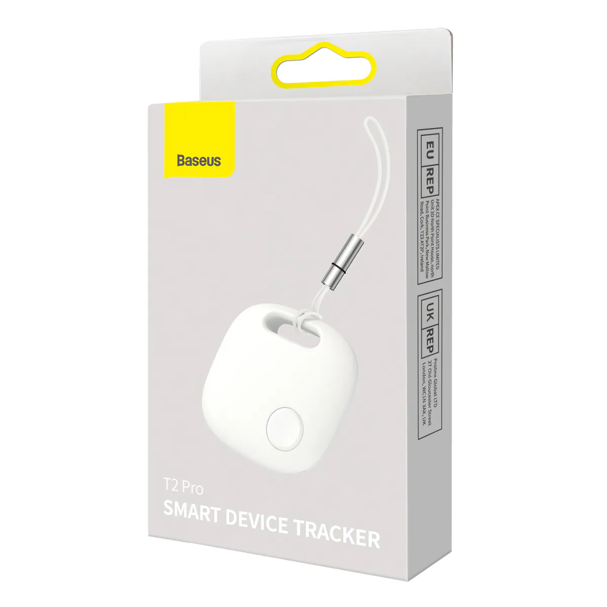 Baseus T2 Pro smart GPS-tracker för barnhandväska nycklar vit (FMTP000002), bild 2