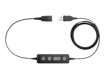 Jabra LINK 260 - Headset-adapter - USB hane till Snabburkoppling - för BIZ 2300 Duo, 2300 MS QD Mono, 2300 QD Mono, 2400 Duo, 2400 Mono Headband, bild 2