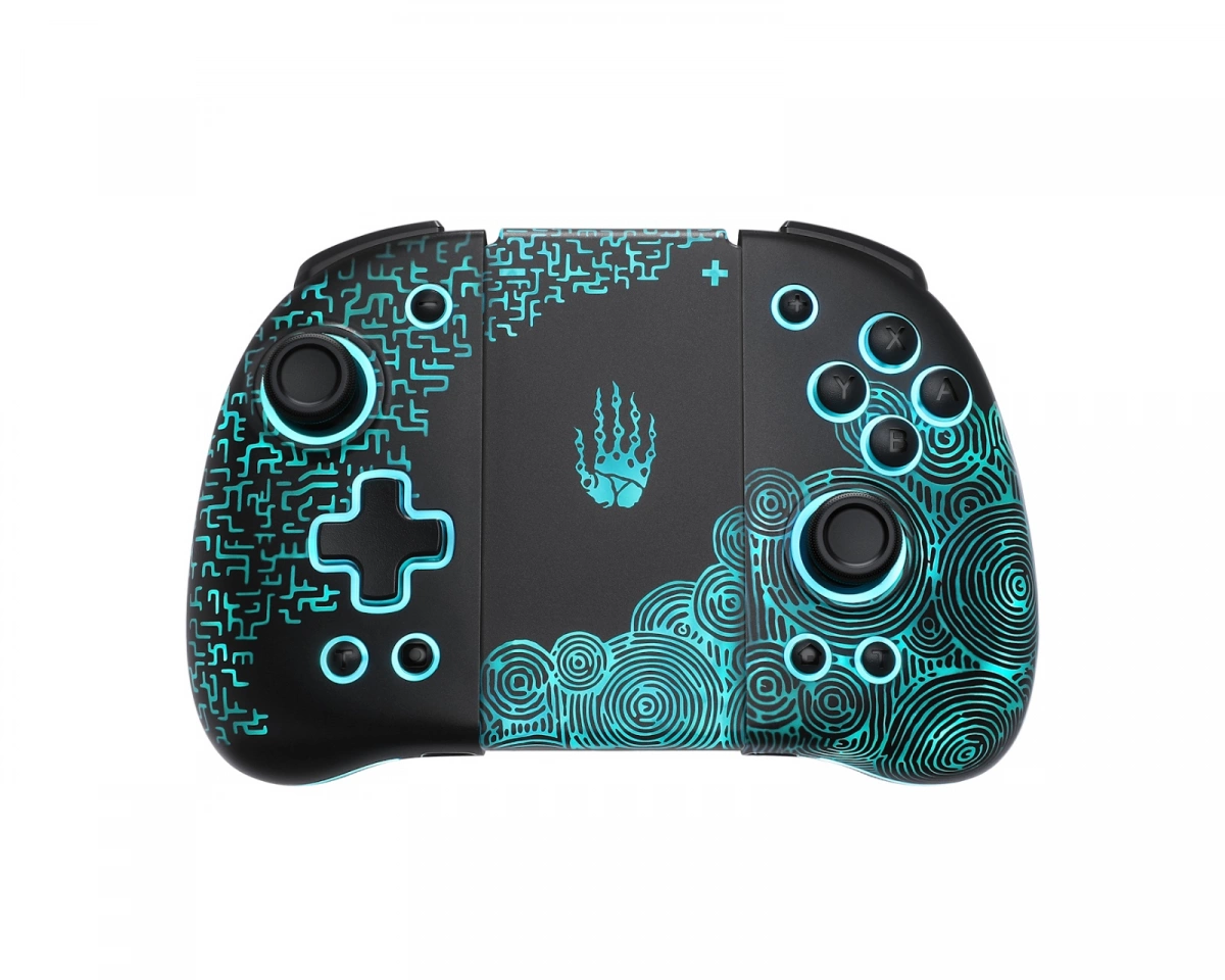 Funlab Luminous Trådlös Joypad med laddningsgrepp för Nintendo Switch - Zonaite Black
