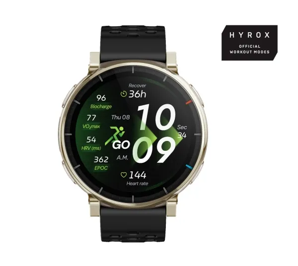 Amazfit Active 3 1,32" smartwatch, svart