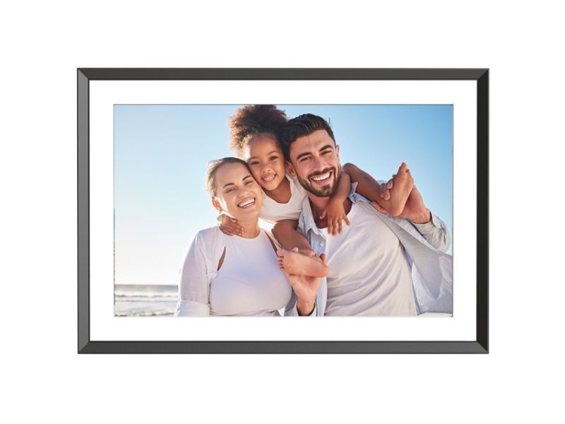 10" AgfaPhoto Digital Photo Frame, IPS 1280x800, kortläsare MicroSD, WiFi - Svart, bild 4